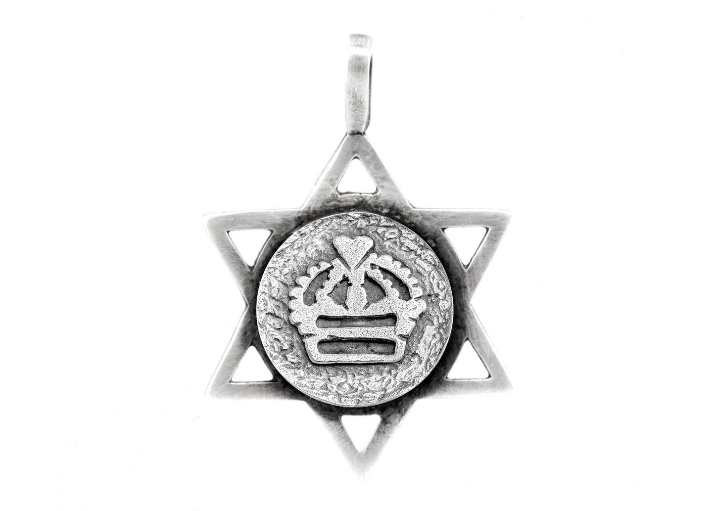 Star of David with  Crown Medallion