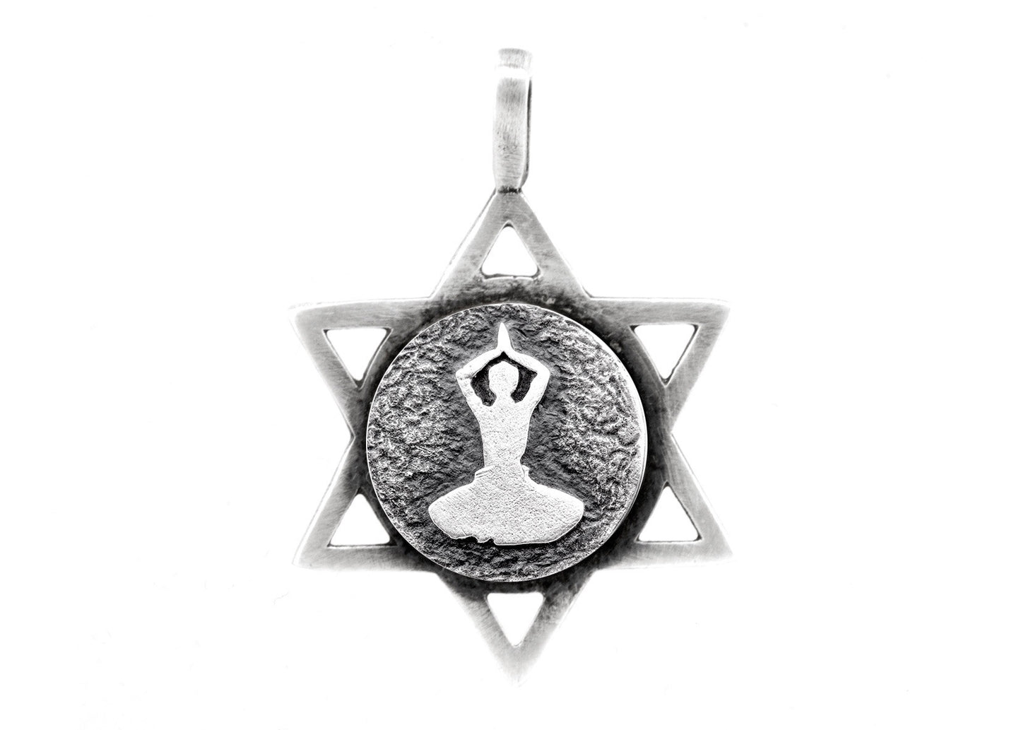 Star of David with Thanksgiving Meditation Medallion
