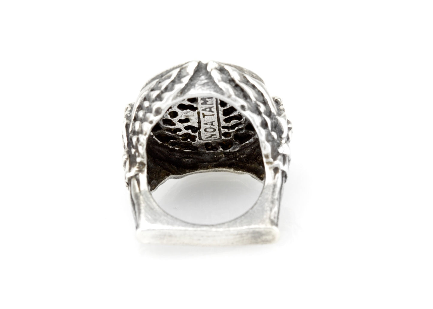 coin ring with the Open heart medallion on Nike ring