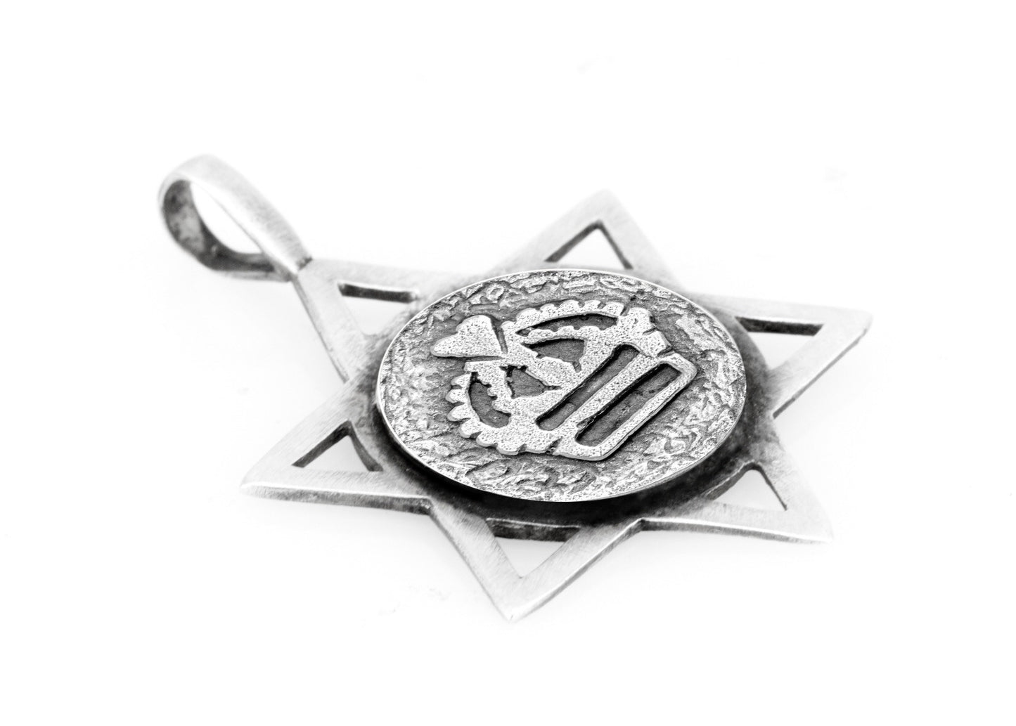 Star of David with  Crown Medallion