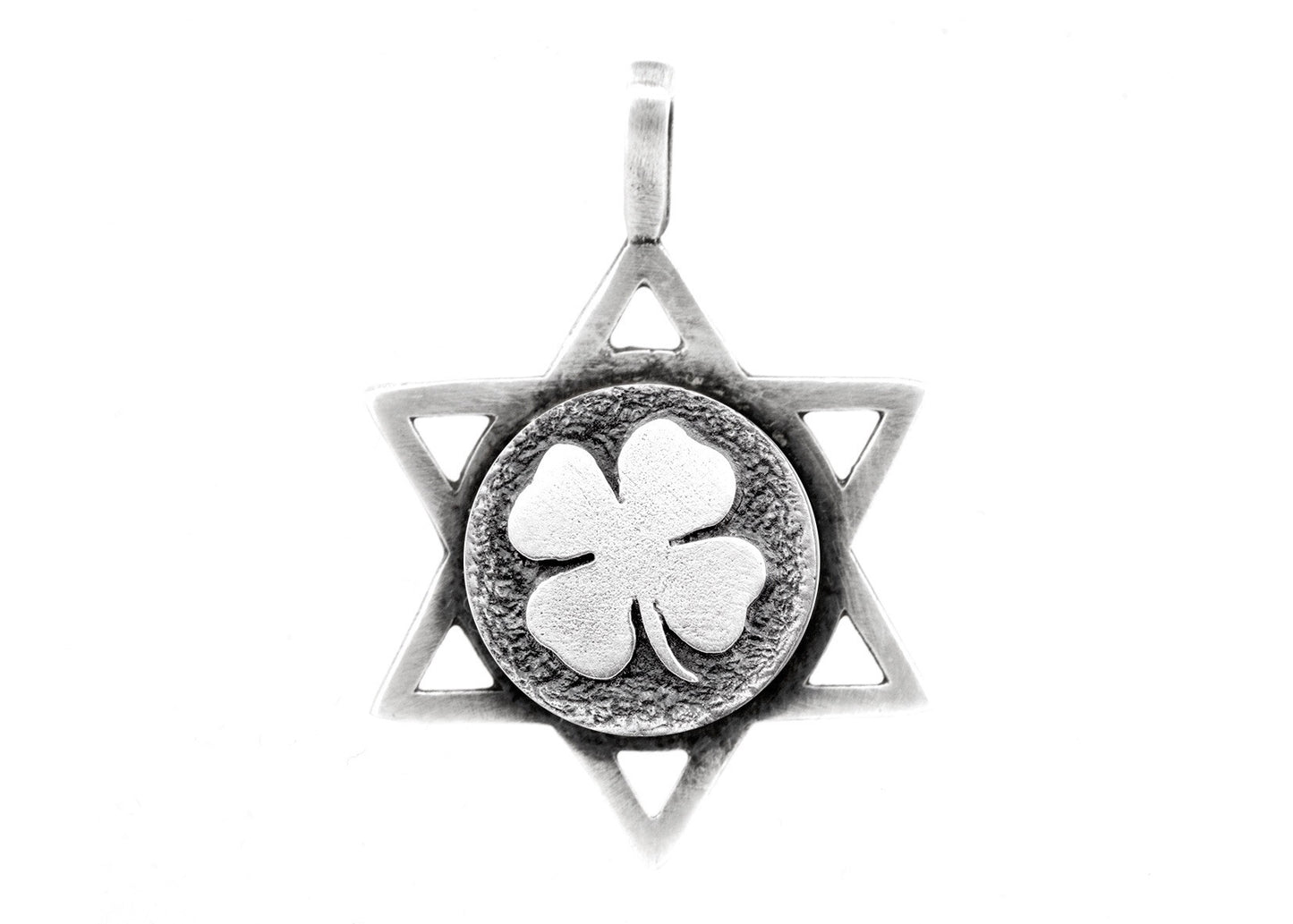Star of David with the Clover Medallion