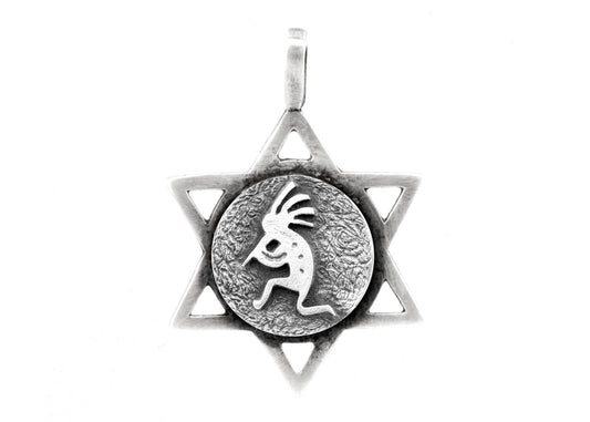 Star of David with the Kokopelli Medallion