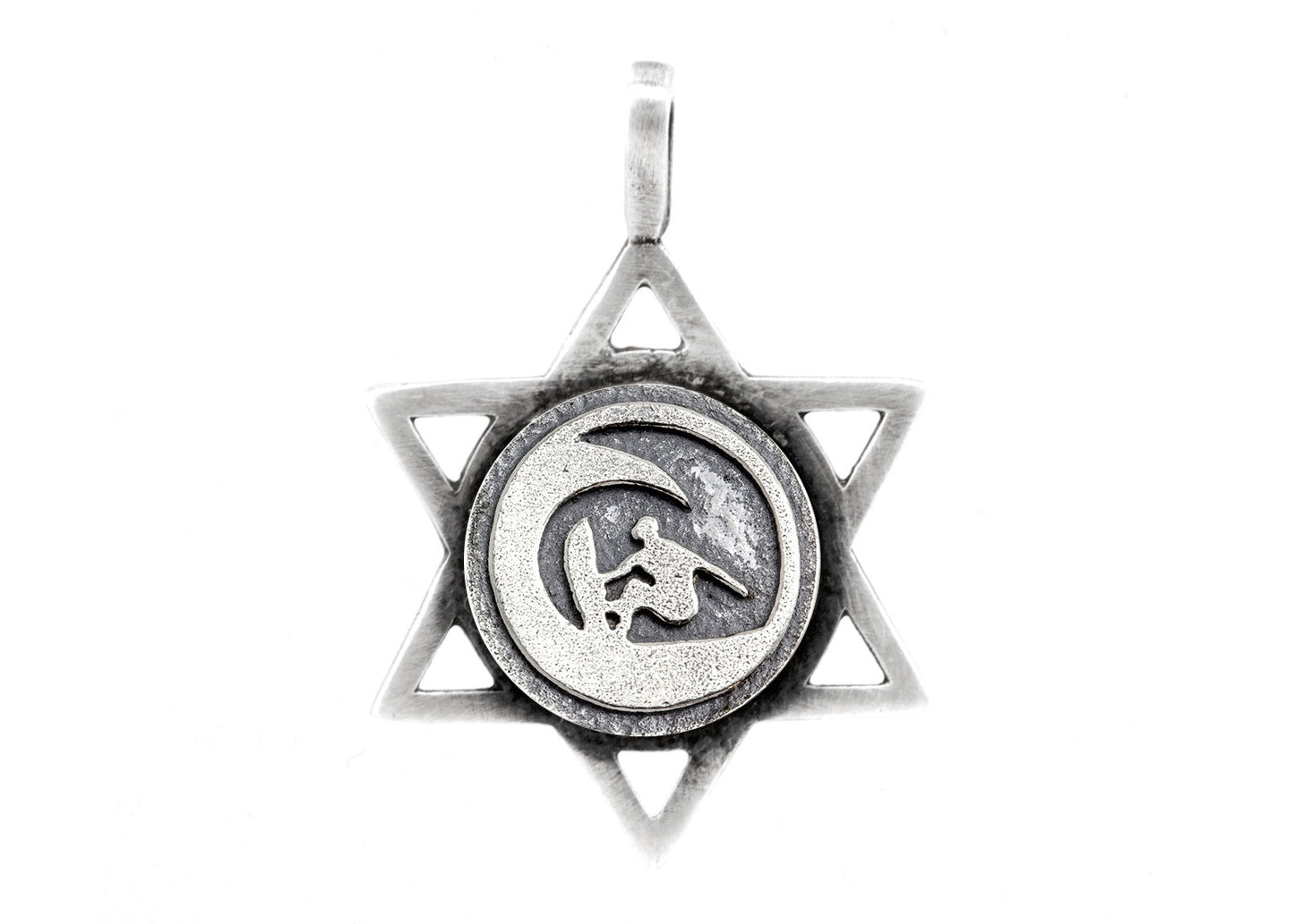 Star of David with Surfer Medallion