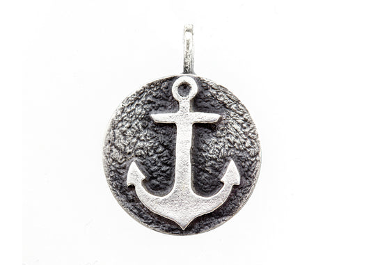 Necklace with Anchor Coin Medallion