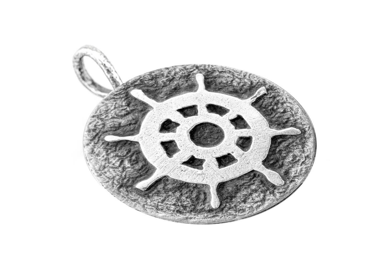 Necklace with Wheel Medallion