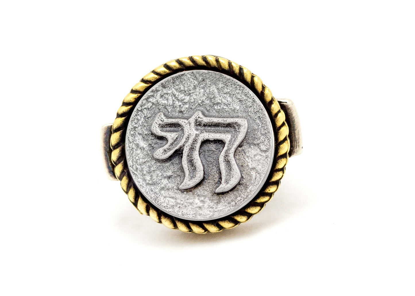 Ring with the Chai coin medallion
