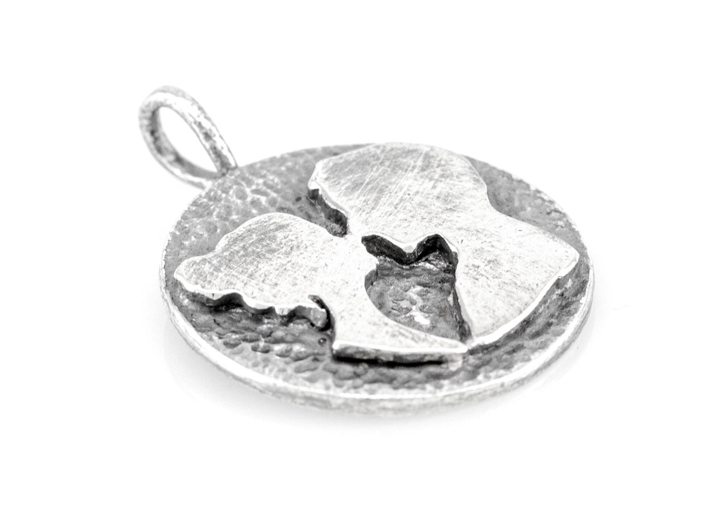 925 Sterling Pendant Silver With Couple